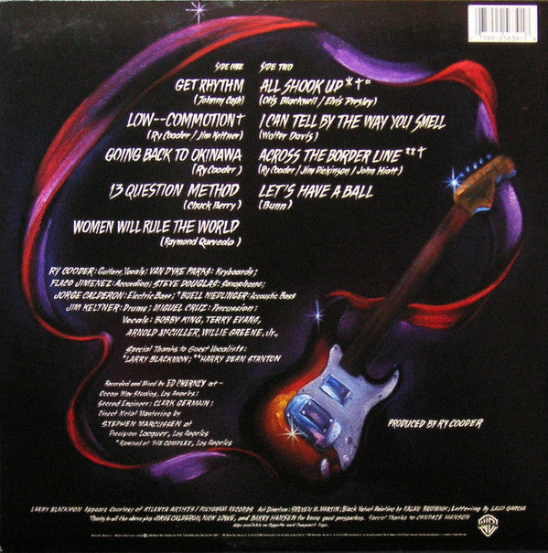 Ry Cooder : Get Rhythm (LP, Album)