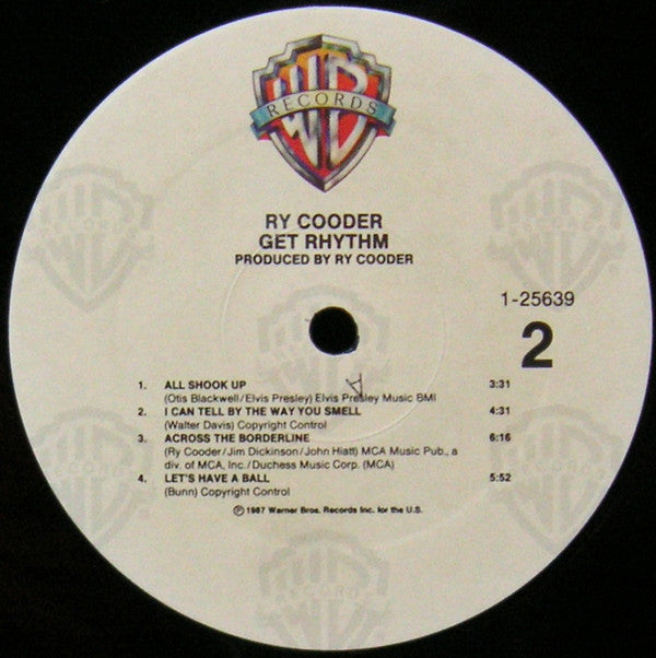 Ry Cooder : Get Rhythm (LP, Album)