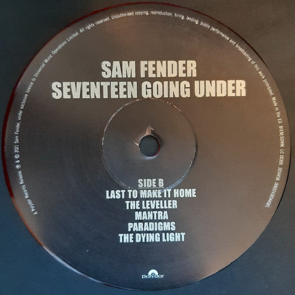 Sam Fender : Seventeen Going Under (LP, Album, Ltd, Red)