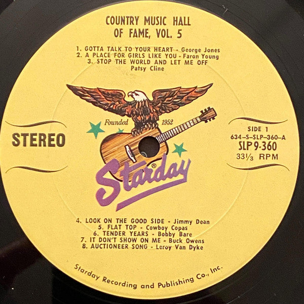 Various : Country Music Hall Of Fame Vol. 5 (2xLP, Comp, RE)