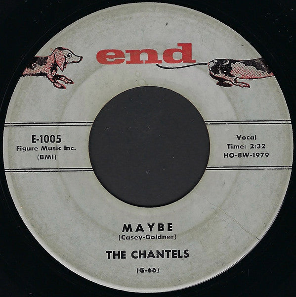 The Chantels : Maybe (7", Single, RP, Ind)