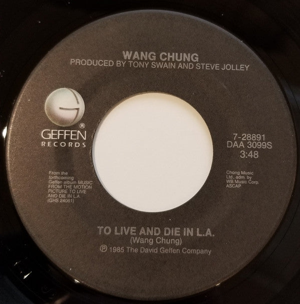 Wang Chung : To Live And Die In L.A. (7", Single, Spe)