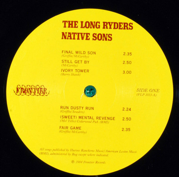 The Long Ryders : Native Sons (LP, Album)