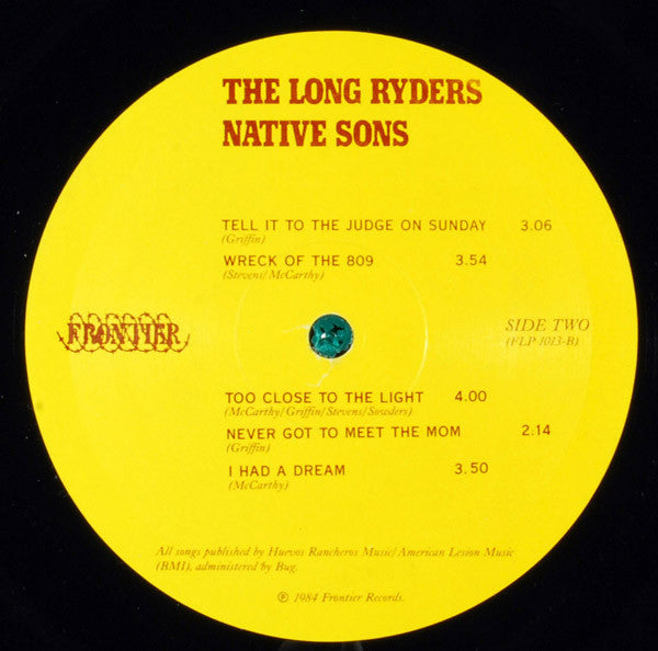 The Long Ryders : Native Sons (LP, Album)