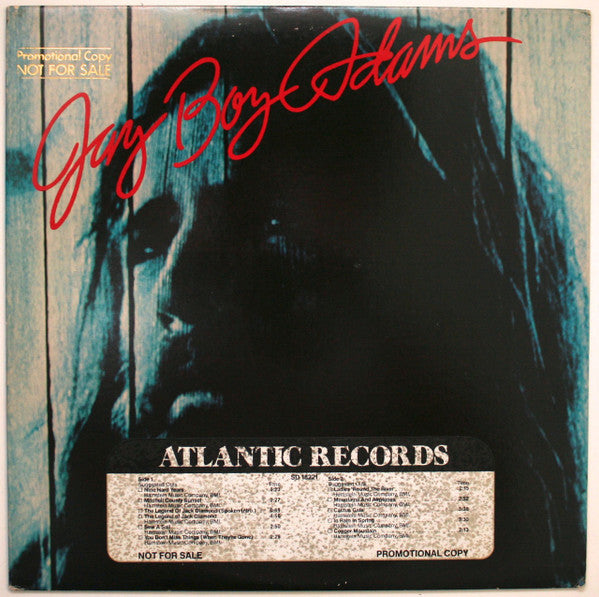 Jay Boy Adams : Jay Boy Adams (LP, Album)