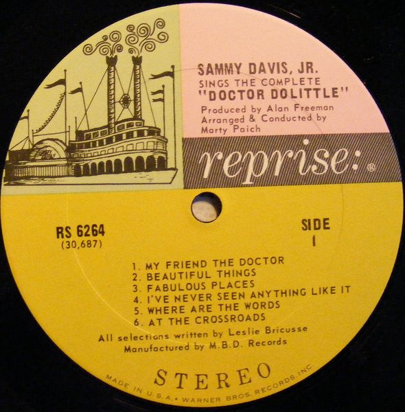 Sammy Davis Jr. : Sings The Complete "Dr. Dolittle" (LP)