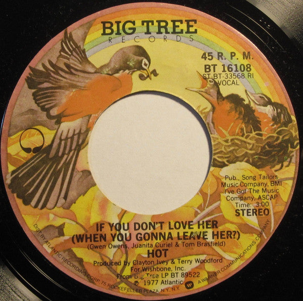 Hot : You Brought The Woman Out Of Me (7", Single, Styrene, RI)