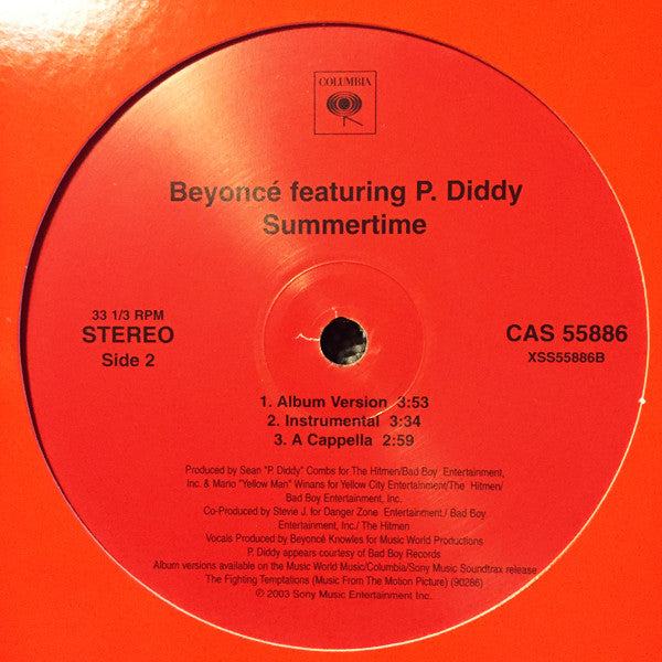 Beyoncé, Missy Elliott, MC Lyte And Free (2) : Fighting Temptation / Summertime (12")