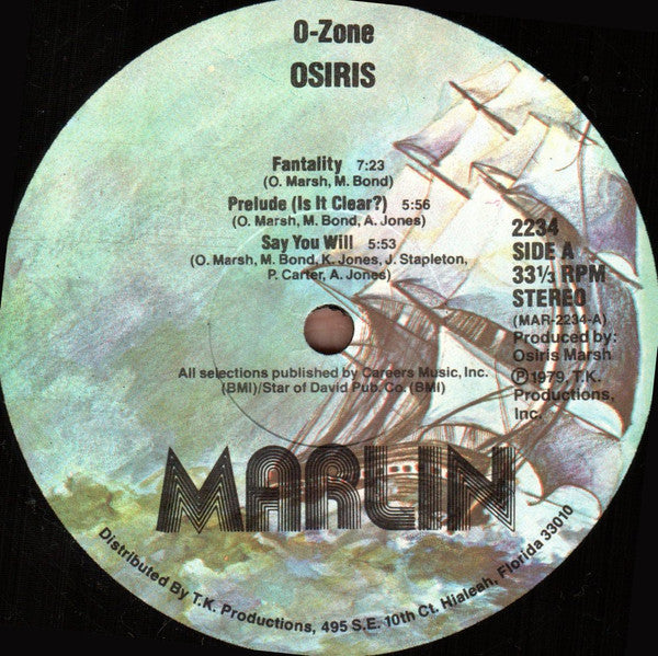 Osiris (2) : O-Zone (LP, Album)