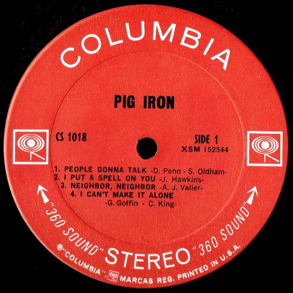 Pig Iron : Pig Iron (LP, Album)