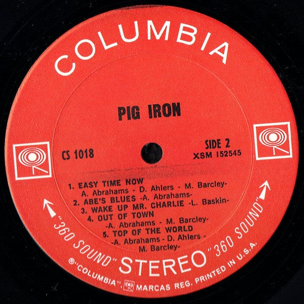 Pig Iron : Pig Iron (LP, Album)