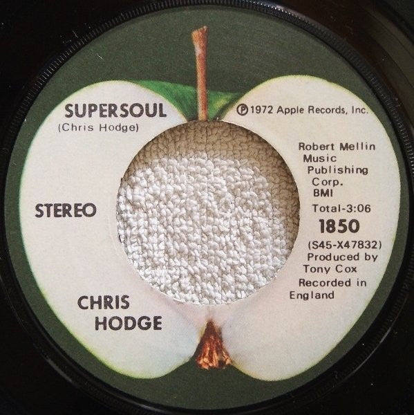 Chris Hodge (2) : We're On Our Way (7", Single, Win)