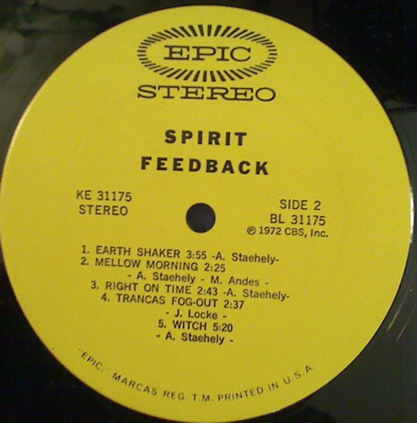 Spirit (8) : Feedback (LP, Album, Ter)