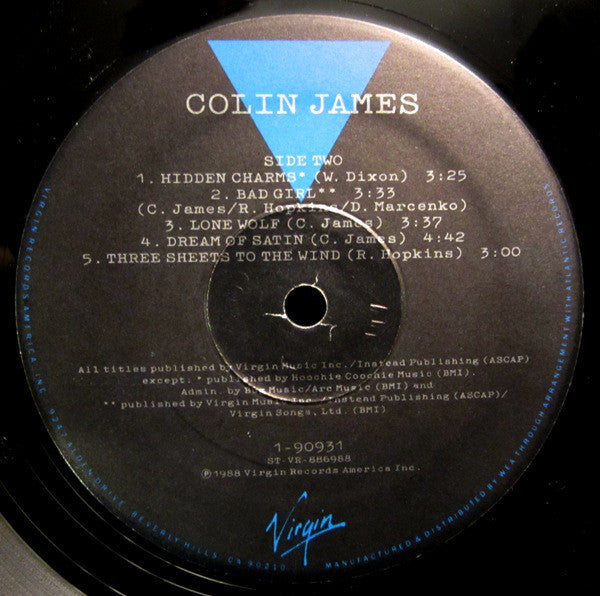 Colin James (2) : Colin James (LP, Album)