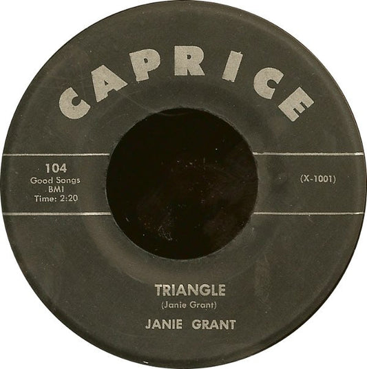 Janie Grant : Triangle (7", Single)