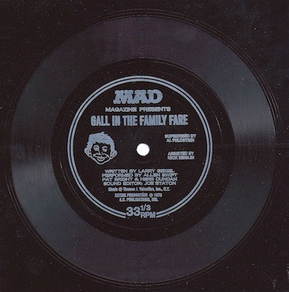 Allen Swift, Pat Bright & Herb Duncan : Mad Magazine Presents Gall In The Family Fare (Flexi, 7", S/Sided, Mono, Squ)