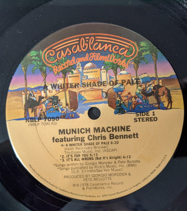 Munich Machine Featuring Chris Bennett : A Whiter Shade Of Pale (LP, Album)