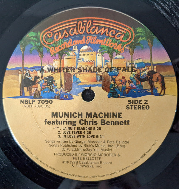 Munich Machine Featuring Chris Bennett : A Whiter Shade Of Pale (LP, Album)