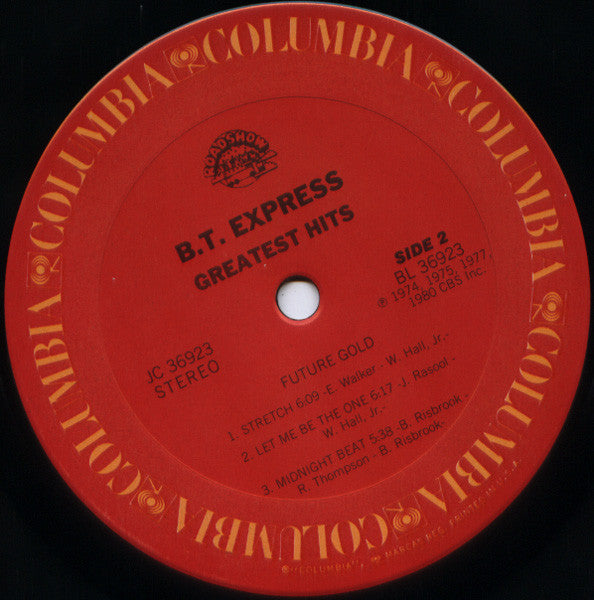 B.T. Express : Greatest Hits (LP, Comp)