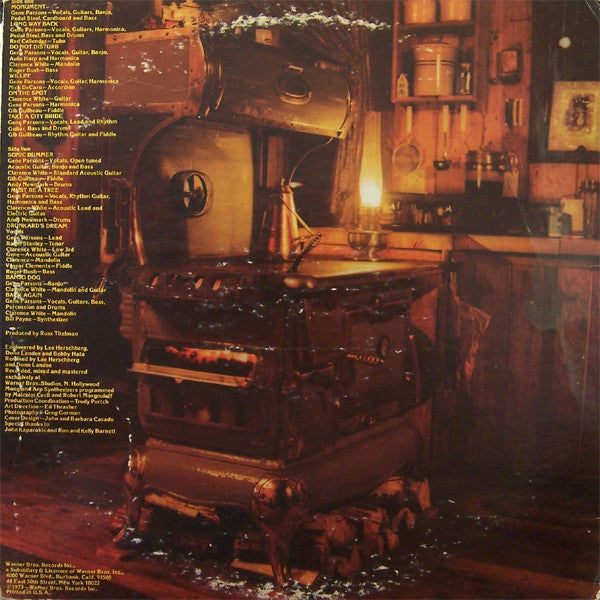 Gene Parsons : Kindling (LP, Album, Gat)