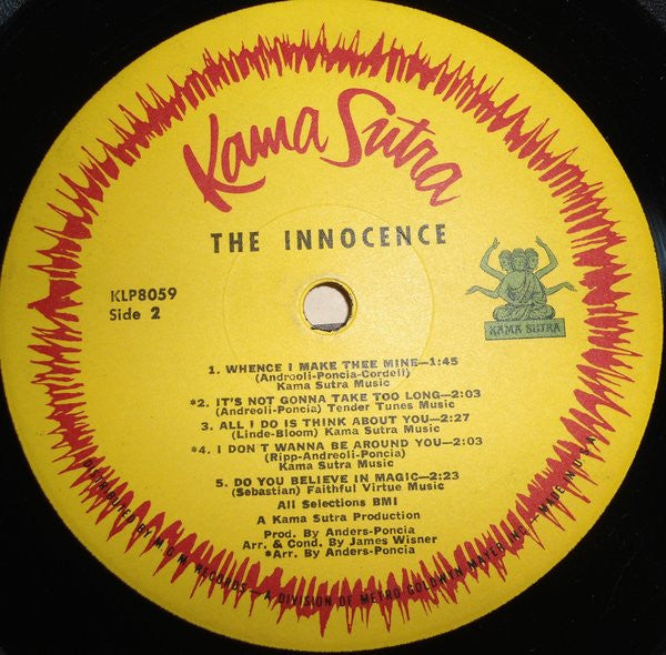 The Innocence : The Innocence (LP, Album, Mono)