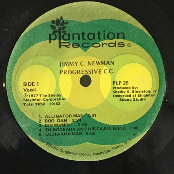 Jimmy C. Newman : Progressive C. C. (LP, Album)