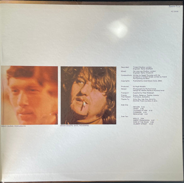 Sweet Thursday : Sweet Thursday (LP, Album, RE, Pit)