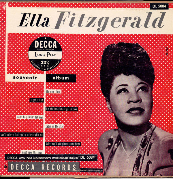 Ella Fitzgerald : Souvenir Album (10", Album, Bri)