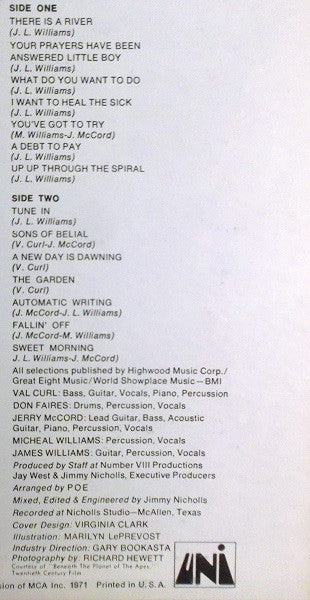 Poe (6) : Up Through The Spiral (LP, Album)
