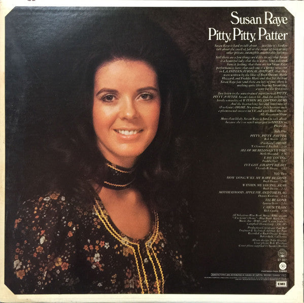Susan Raye : Pitty, Pitty, Patter (LP, Album, Gre)