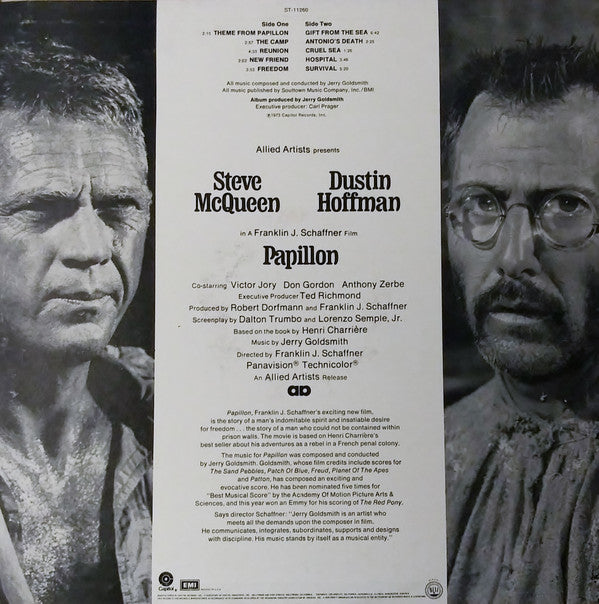 Jerry Goldsmith : Papillon (Original Motion Picture Soundtrack) (VG+ ...