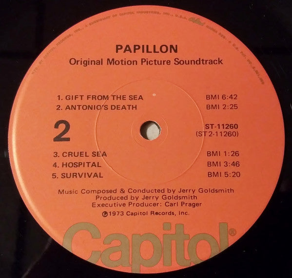 Jerry Goldsmith : Papillon (Original Motion Picture Soundtrack) (VG+ ...