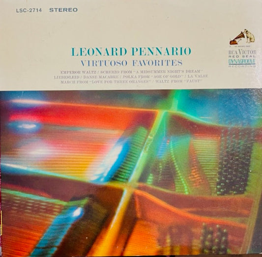 Leonard Pennario : Virtuoso Favourites (LP, Album)