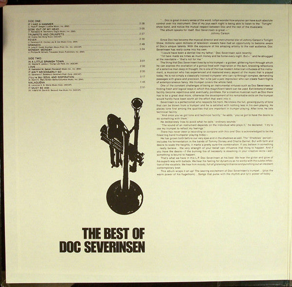 Doc Severinsen : The Best Of Doc Severinsen (LP, Comp, Gat)