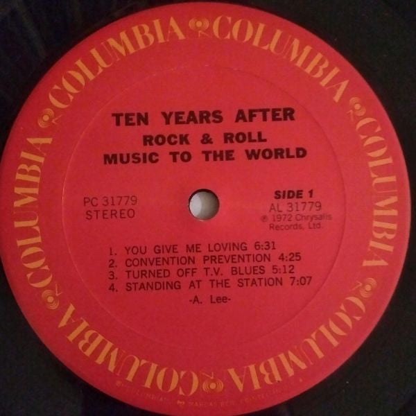 Ten Years After : Rock & Roll Music To The World (LP, RE, Gat)