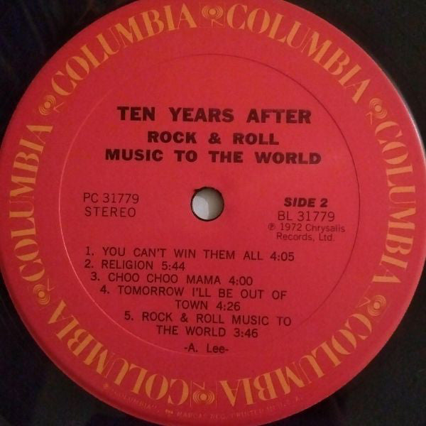 Ten Years After : Rock & Roll Music To The World (LP, RE, Gat)