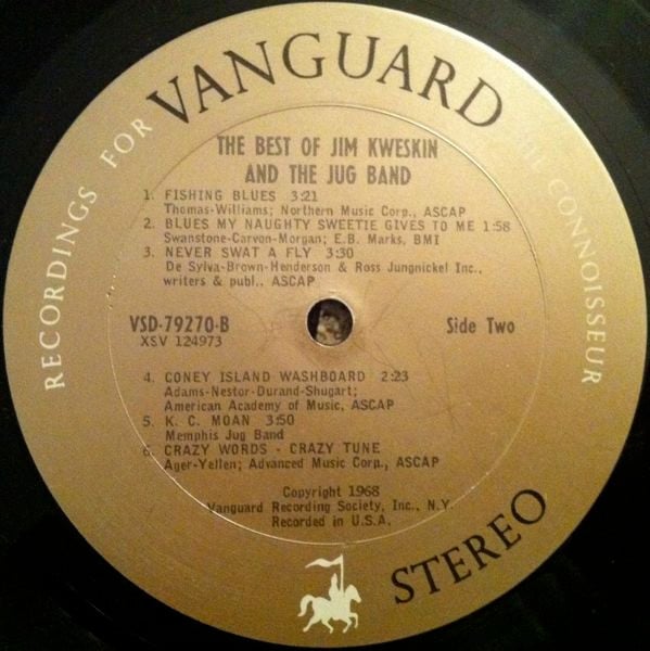 Jim Kweskin & The Jug Band : The Best Of Jim Kweskin & The Jug Band (LP, Comp)