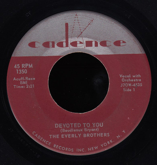 The Everly Brothers* : Devoted To You / Bird Dog (7", Single, Ind)