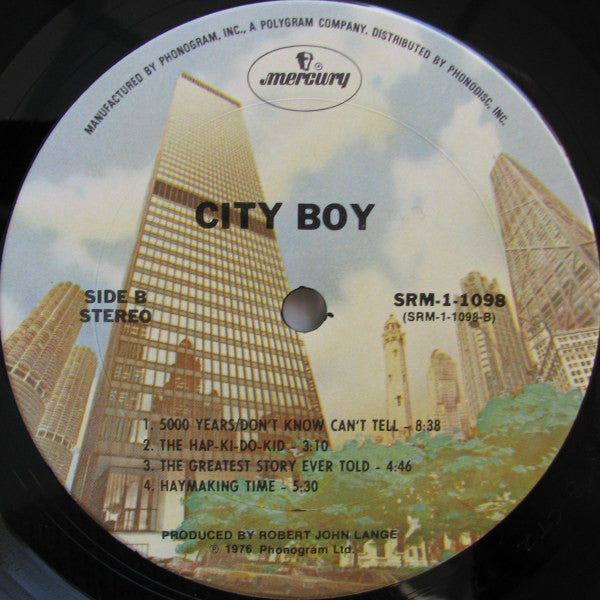 City Boy : City Boy (LP, Album, Ter)