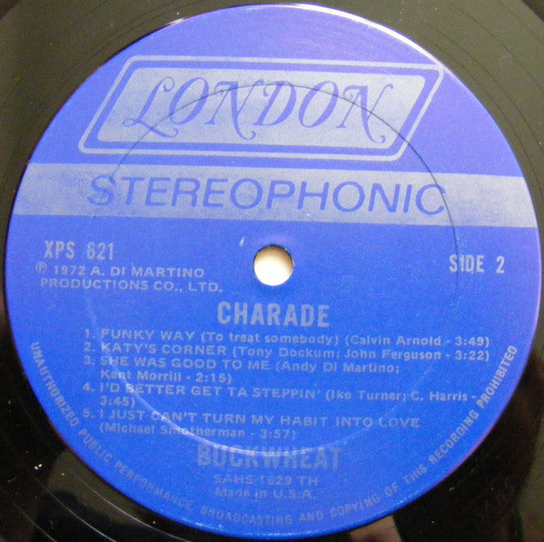 Buckwheat (2) : Charade (LP, Album, Ter)