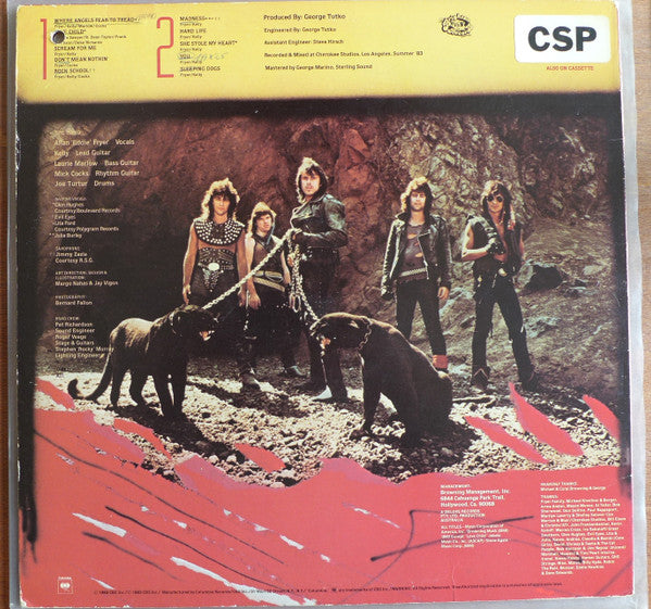 Heaven (13) : Where Angels Fear To Tread (LP, Album)