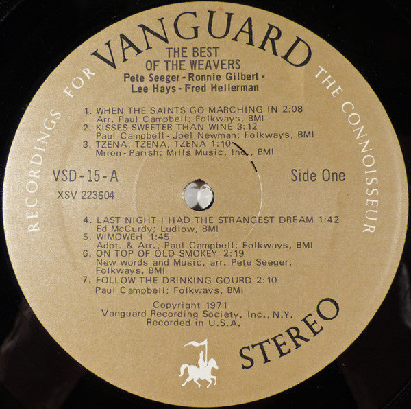 The Weavers : Greatest Hits (2xLP, Comp, Pre)