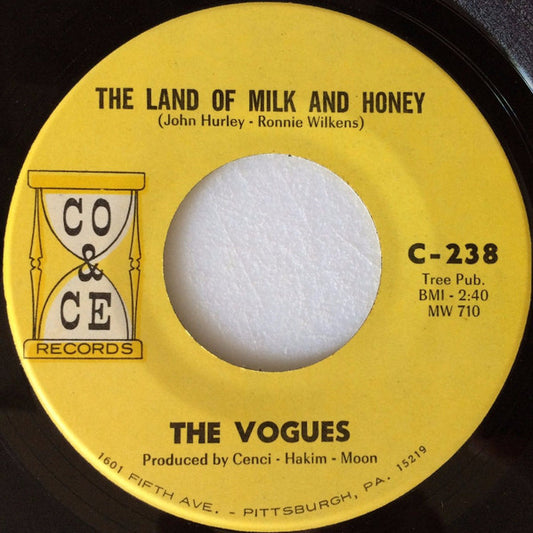The Vogues : The Land Of Milk And Honey / True Lovers (7", Single)