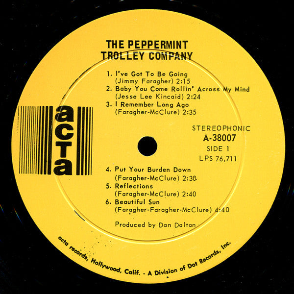 The Peppermint Trolley Company : The Peppermint Trolley Company (LP, Album)