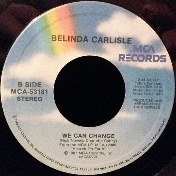 Belinda Carlisle Heaven Is A Place On Earth VG Square Cat Vinyl