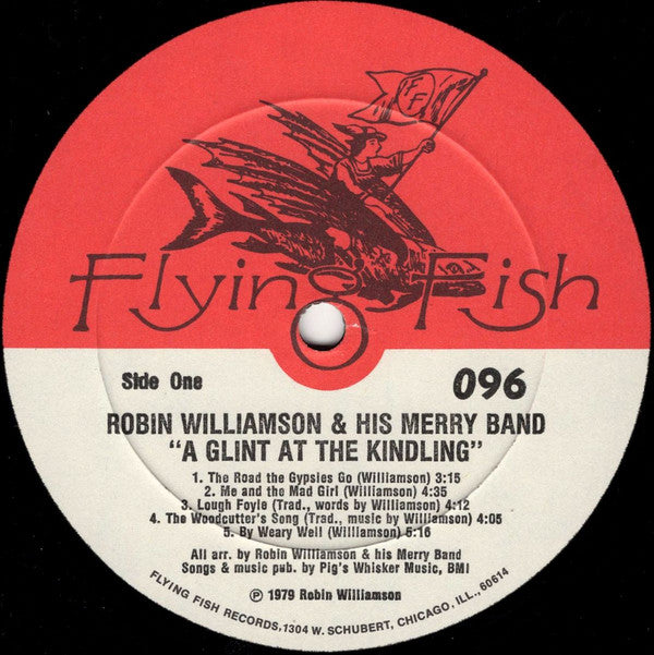 Robin Williamson & His Merry Band : A Glint At The Kindling (LP, Album)