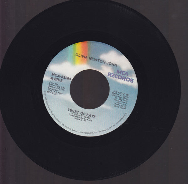 Olivia Newton-John : Twist Of Fate (7", Single)