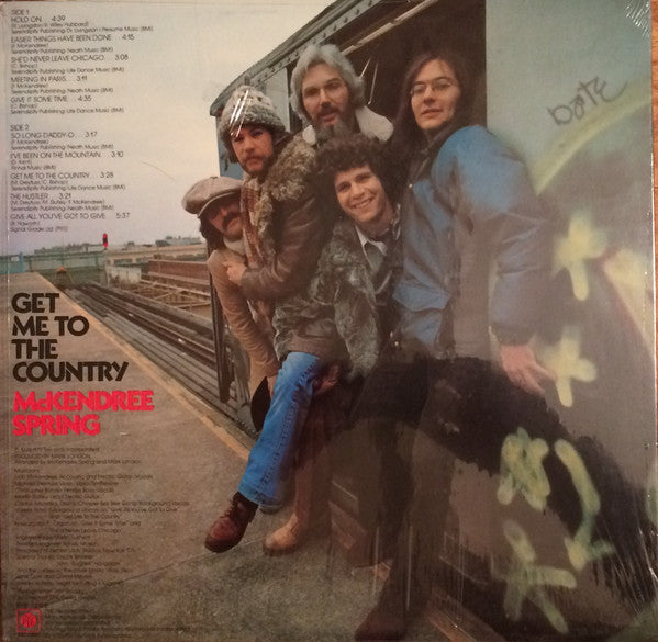 McKendree Spring : Get Me To The Country (LP, Album)