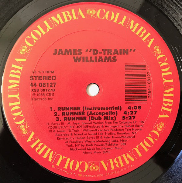 James D-Train Williams : Runner (VG+) – Square Cat Vinyl