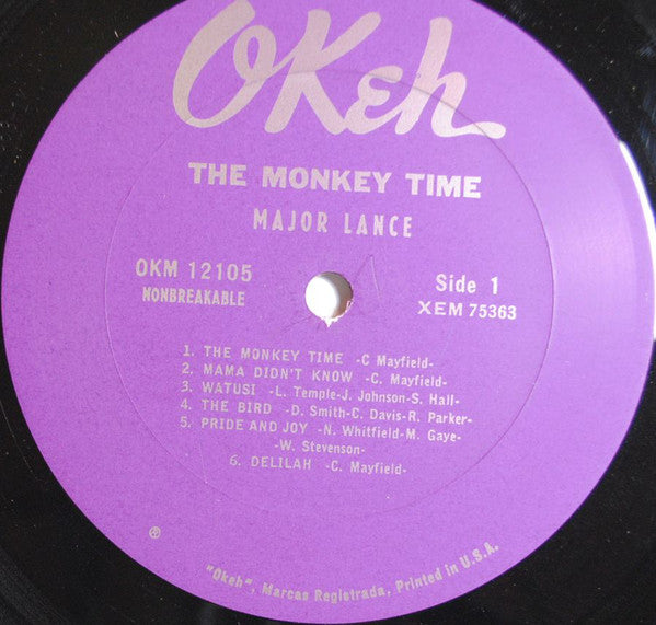Major Lance : The Monkey Time (LP, Album, Mono)